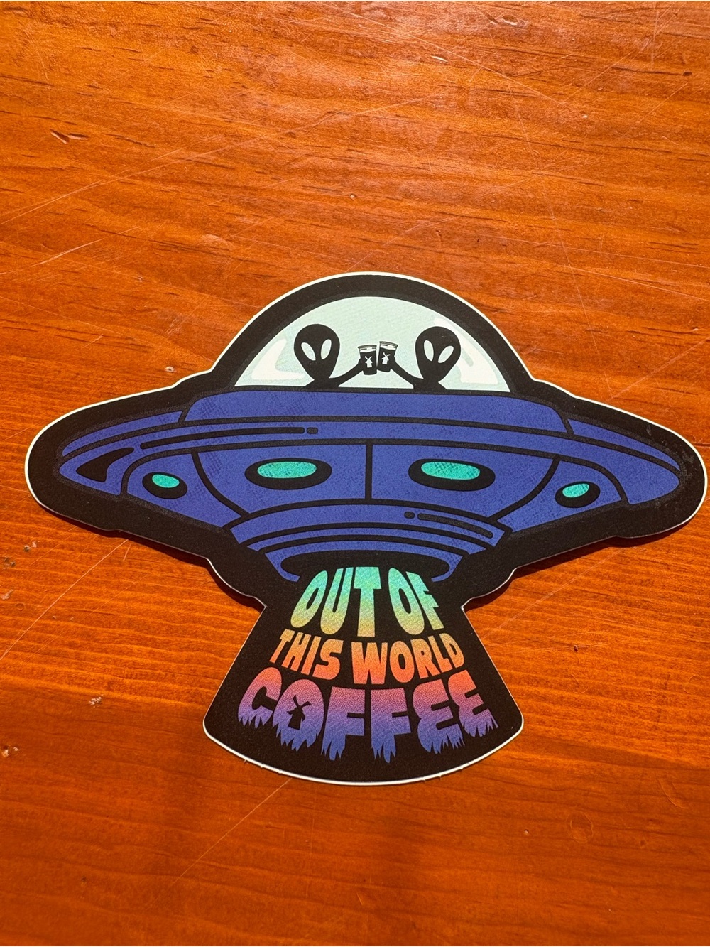 Dutch Bros UFO sticker